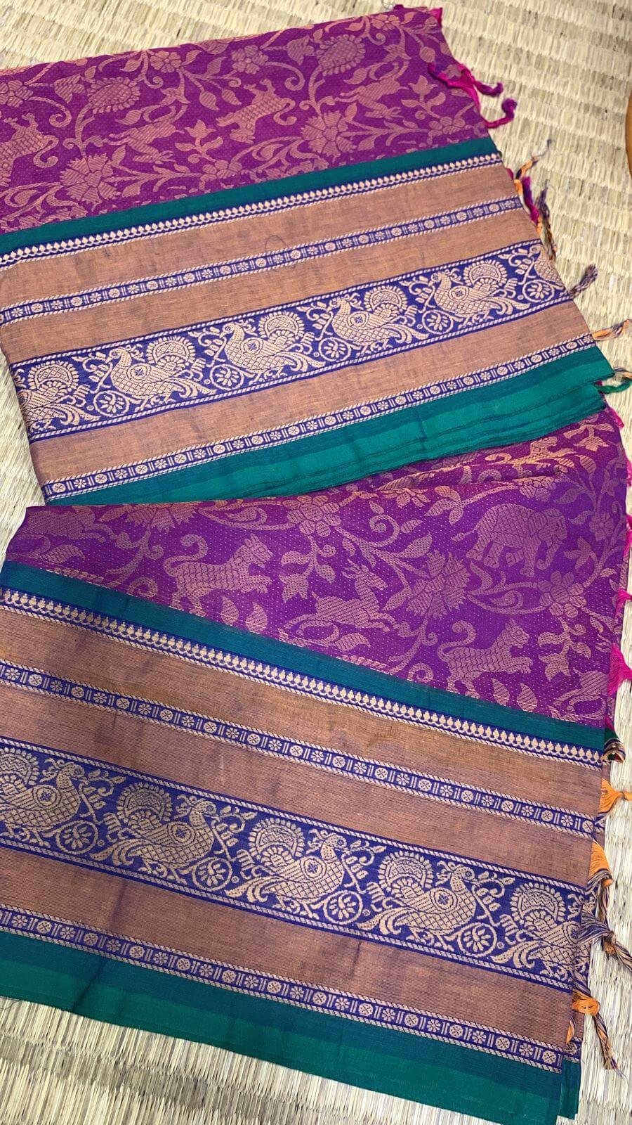 Handloom Kanji Cotton Sarees