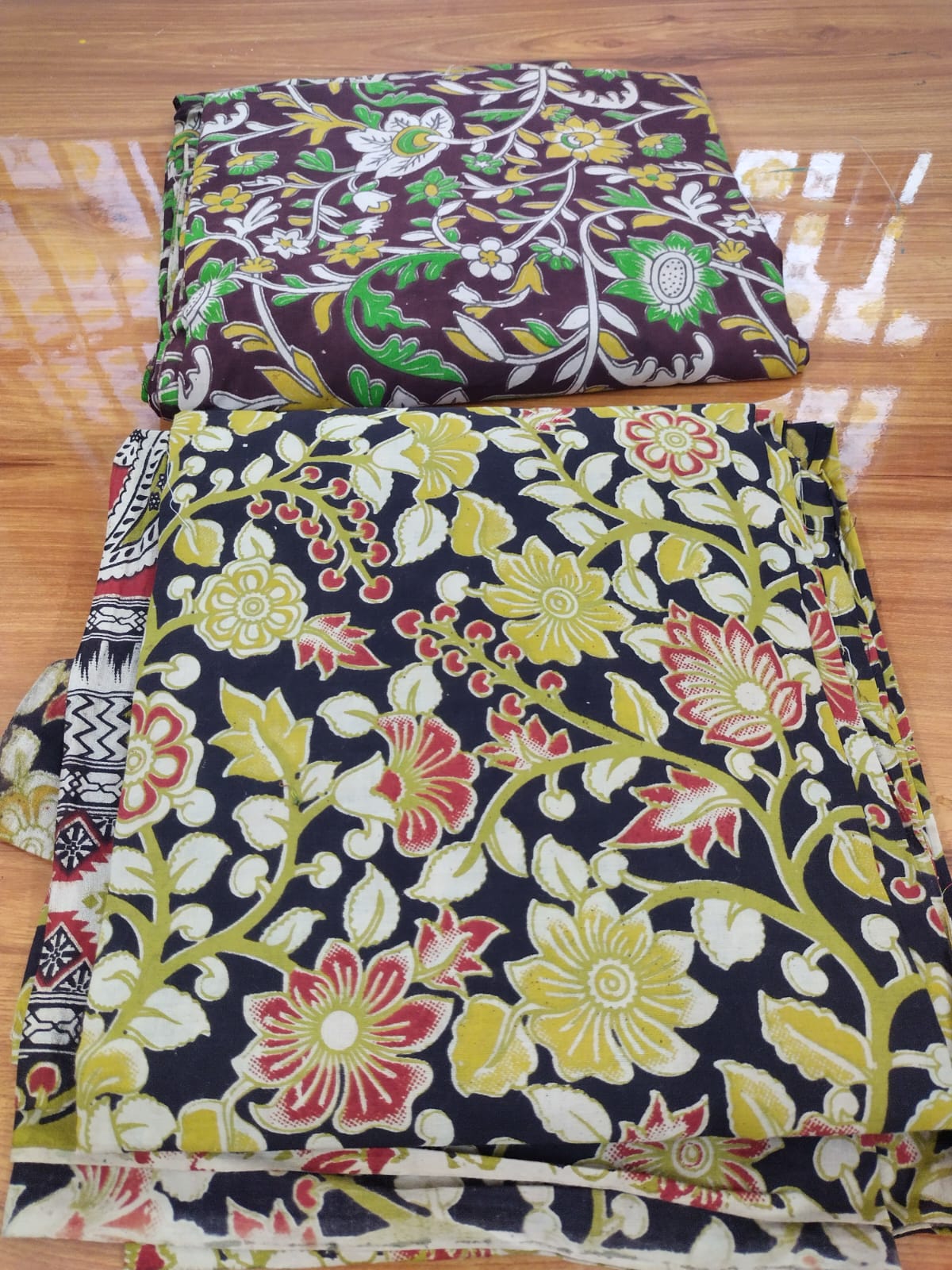 Kalamkari hand block pure cotton material