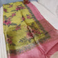 Ghicha tussar digital printed duppatta in beautiful flower patterns