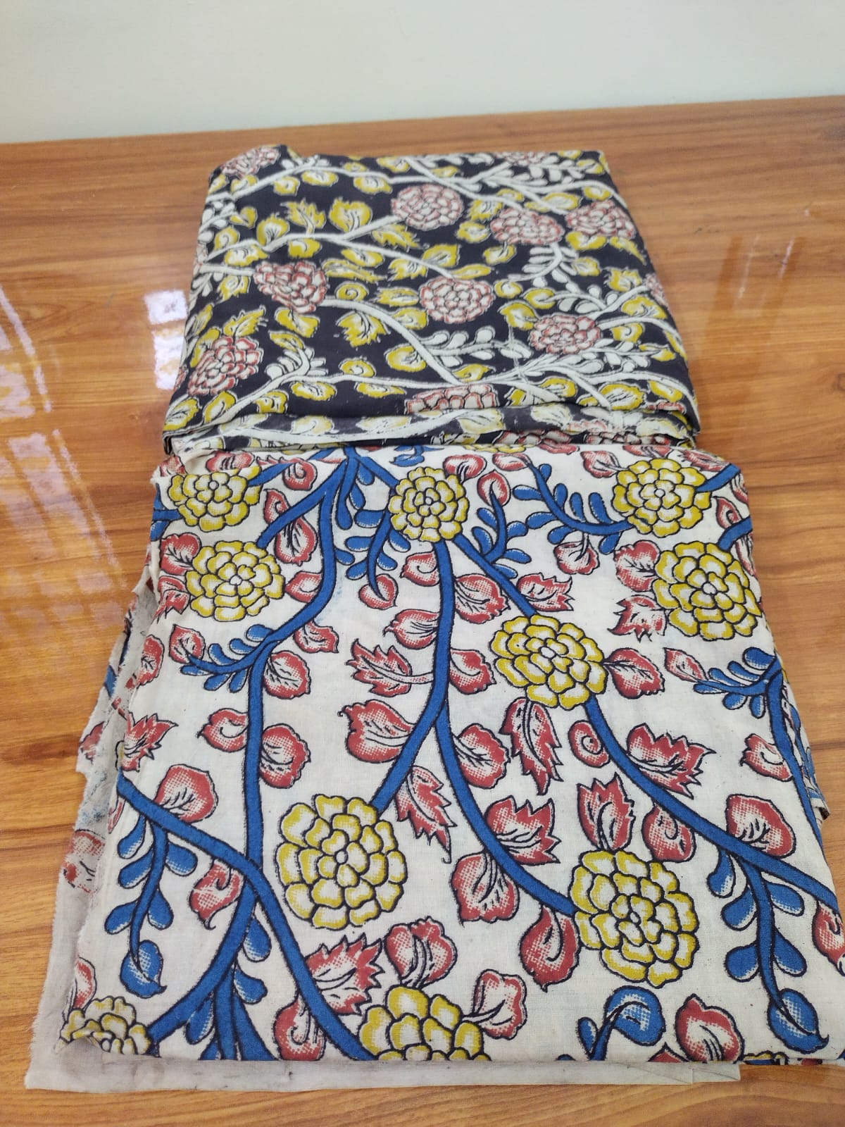 Kalamkari hand block pure cotton material