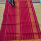 Kanjivaram silk cotton Saree cream with red border with butti shade saree