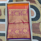 kanjivaram saree silk saree  bridal silk peach orange