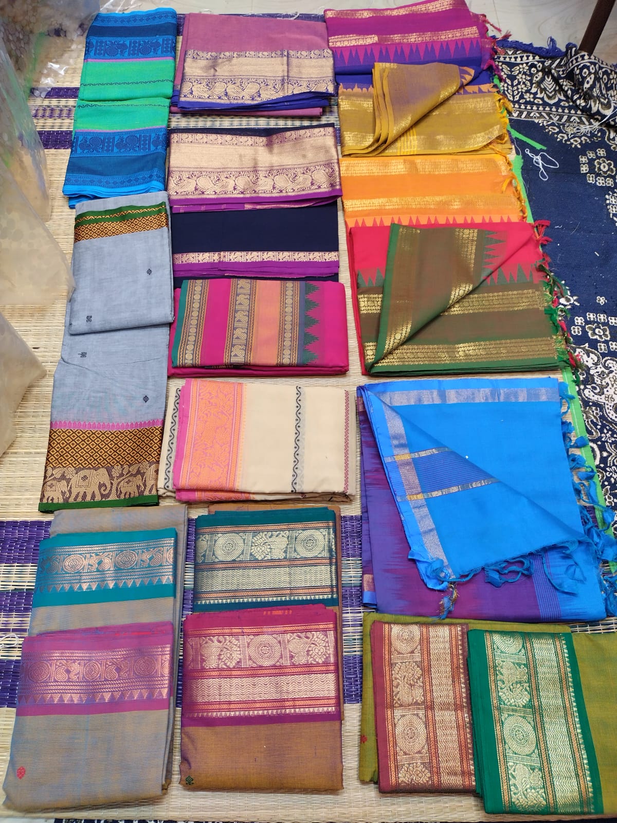 Handloom kanji cotton sarees