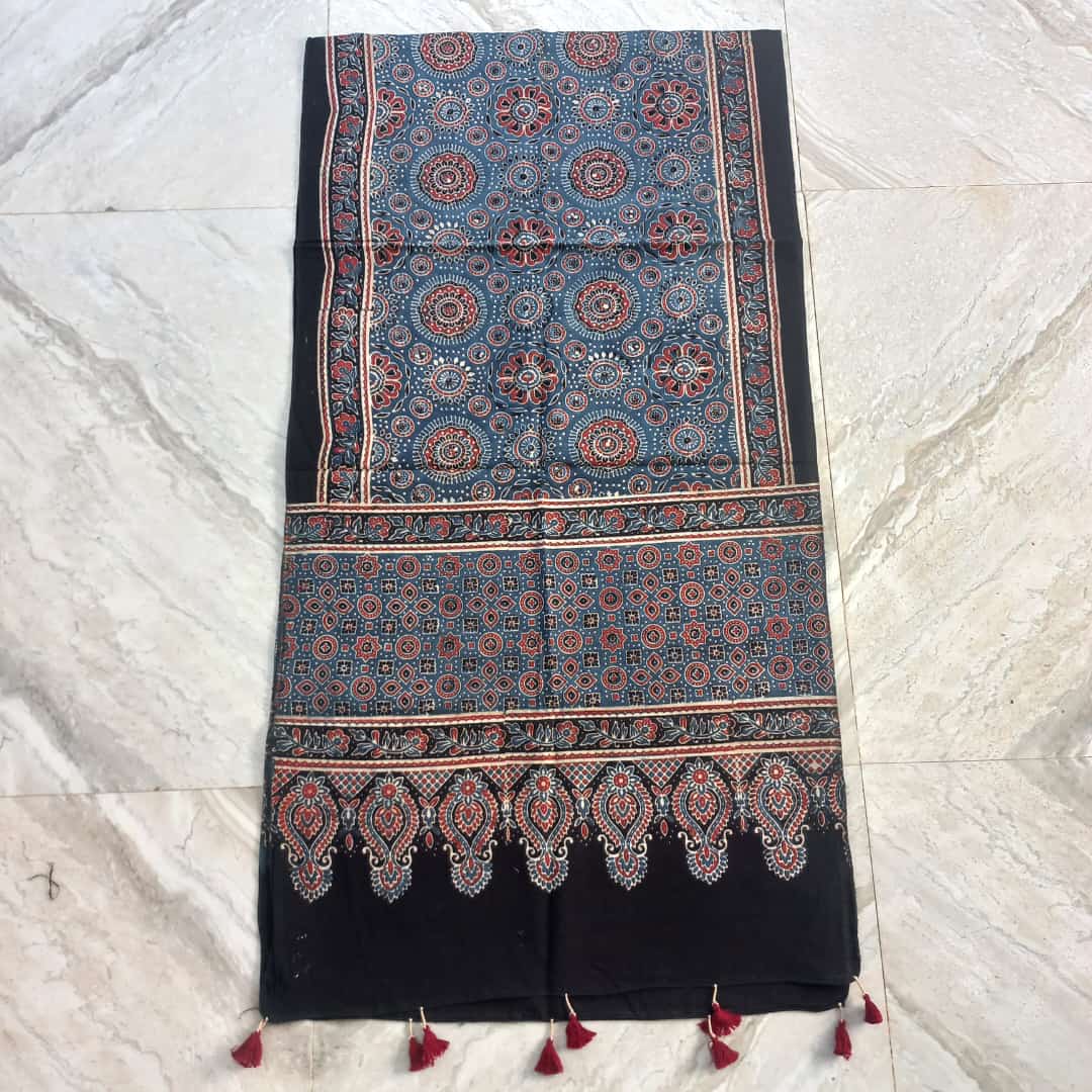 Ajrak cotton stoles