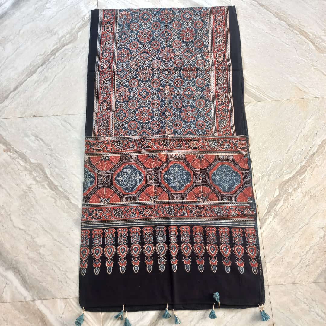 Ajrak cotton stoles