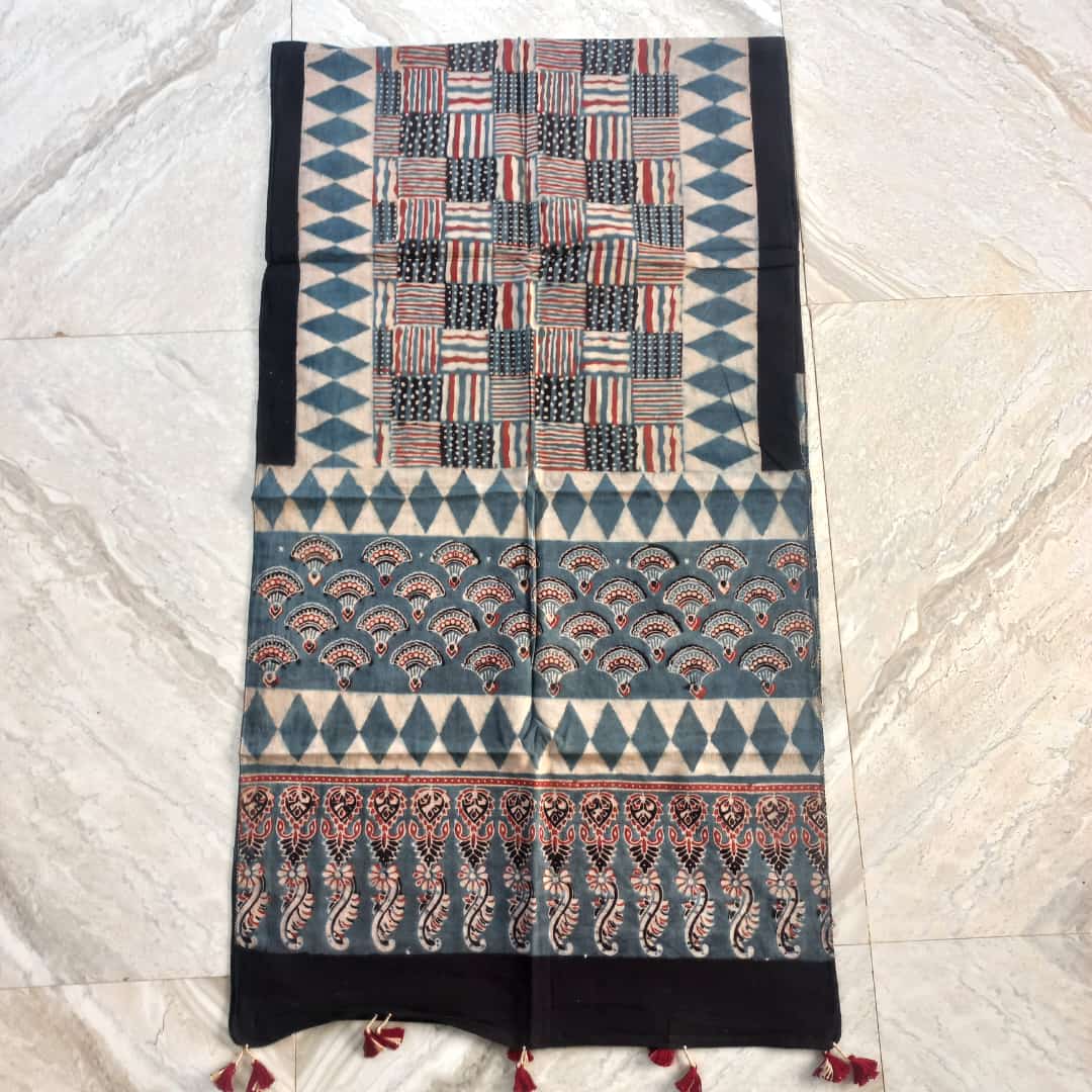 Ajrak cotton stoles