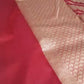 Katan by katan Banarasi full body weaving legaria pattern saree in deep bridal red color