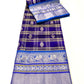 Venkatagiri handloom silk Saree in double tone navy color kalanji color