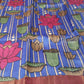 Pure tussar zari Saree kalamkari printed in full body in deep blue color