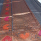 Tussar Banarasi gray color meenakari butta tussar Banarasi meenakari saree