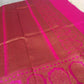 Tussar Banarasi yellow with pink color elegant saree